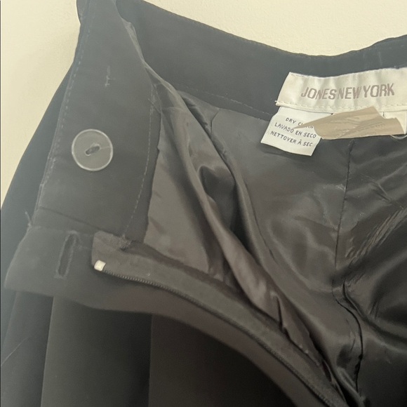 Jones New York Classic Black Womens Plus Dress Pants - Picture 3 of 7